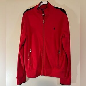 🚨Polo Ralph Lauren Track Jacket red & black